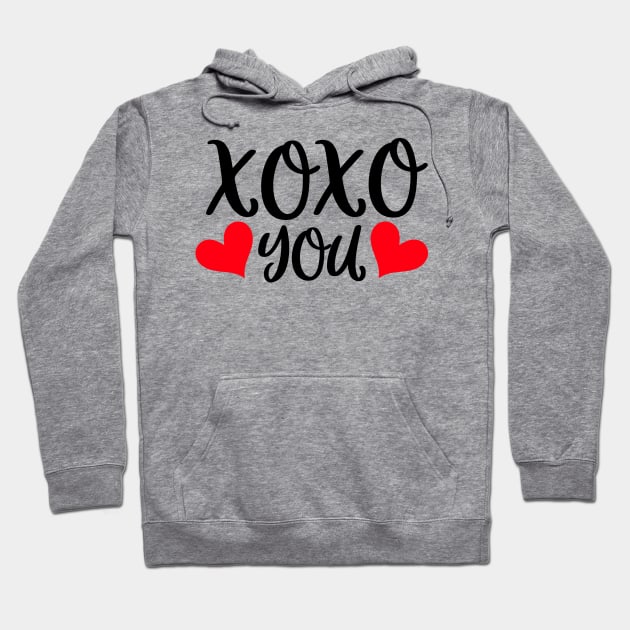 XOXO You Hoodie by Coral Graphics